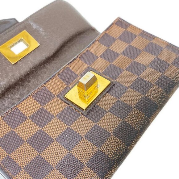 Auth LOUIS VUITTON Portefeuille Roseberry N63017 Ebene Damier - CA1143 - Picture 12 of 12